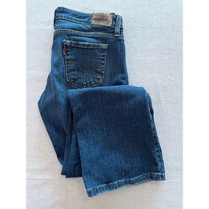 Levi's, 545 Bootcut, Women's Denim Blue Jeans, Size 6